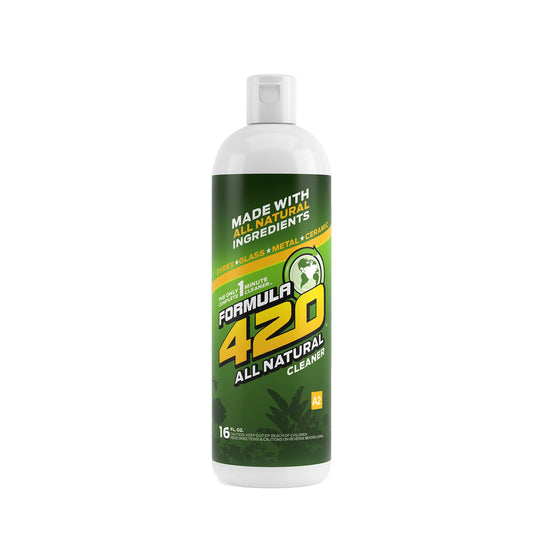 Limpiador de vidrios totalmente natural Formula 420 - 16 oz 