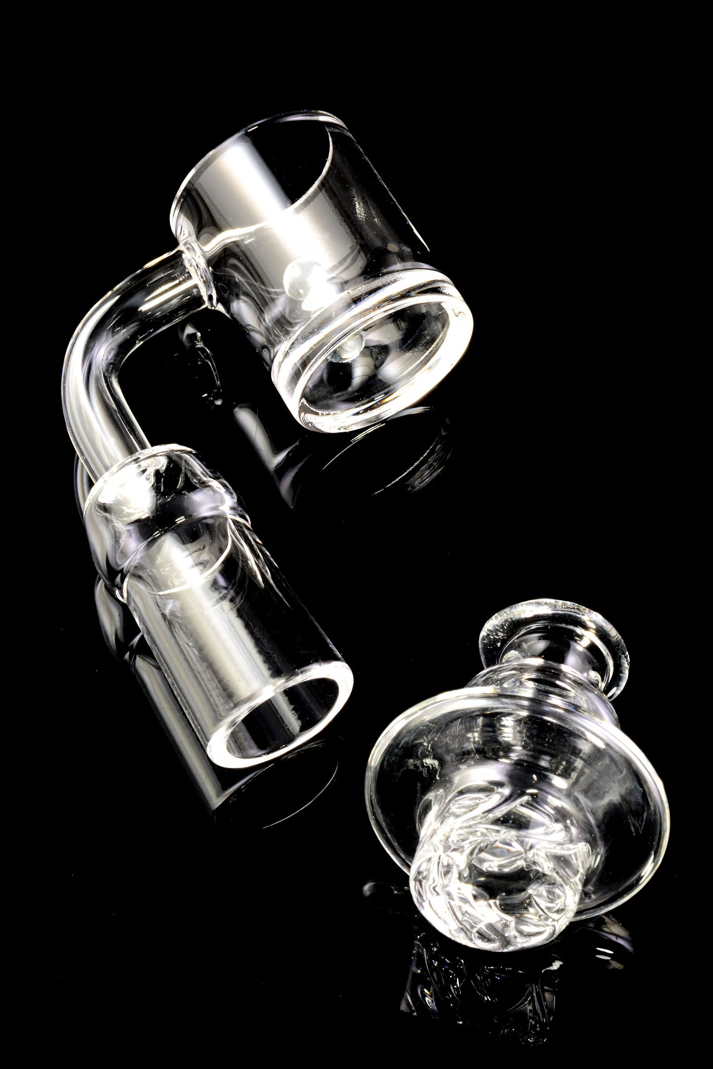 Domeless Spinner Quartz Banger Nail  with Banger Beads - BS797