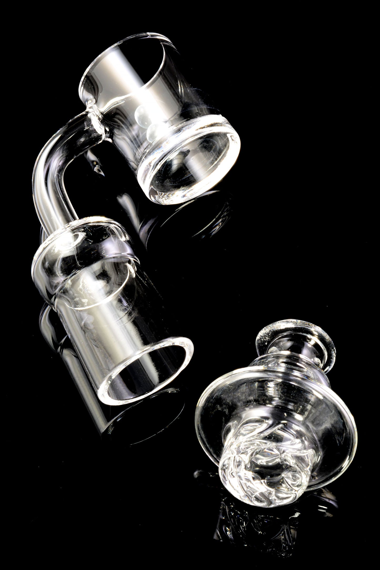 Domeless Spinner Quartz Banger Nail  with Banger Beads - BS797