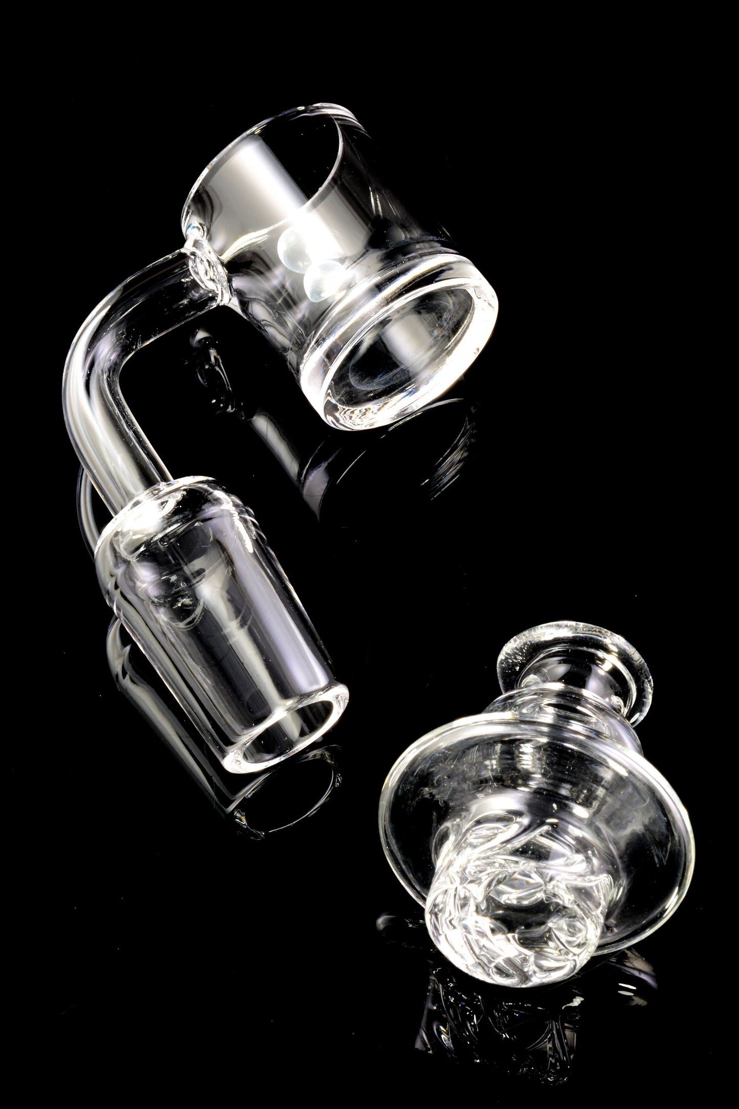 Domeless Spinner Quartz Banger Nail  with Banger Beads - BS797