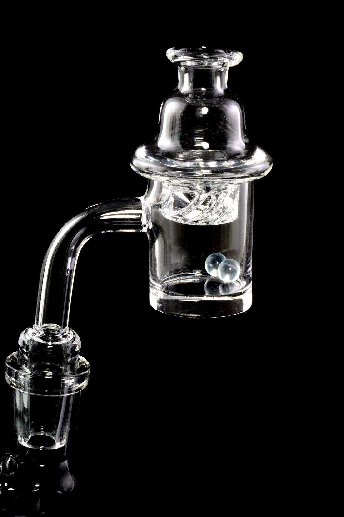 Domeless Spinner Quartz Banger Nail  with Banger Beads - BS797