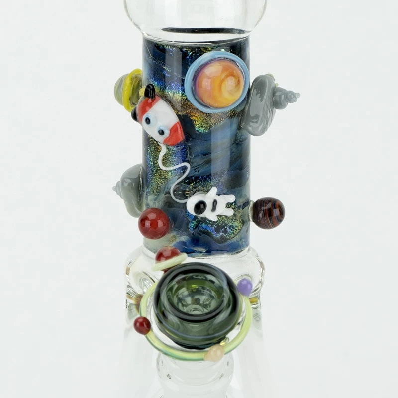 (US Made) 14" Flagship Galactic Beaker Water Pipe - WP2181